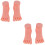 4Pièces Pratique Ongles Pieds Beige Pour Formation 6