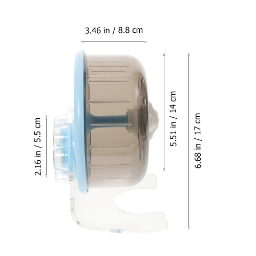 Roue Silencieuse Pour Hamster Et Chinchilla En PP Colorée 1