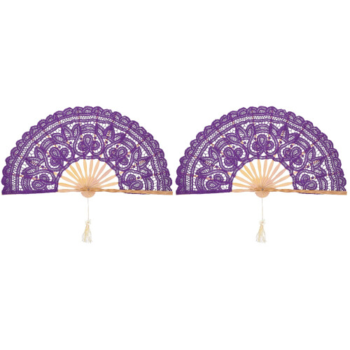 2Pièces En Et Bambou Violet, Décor Et 1