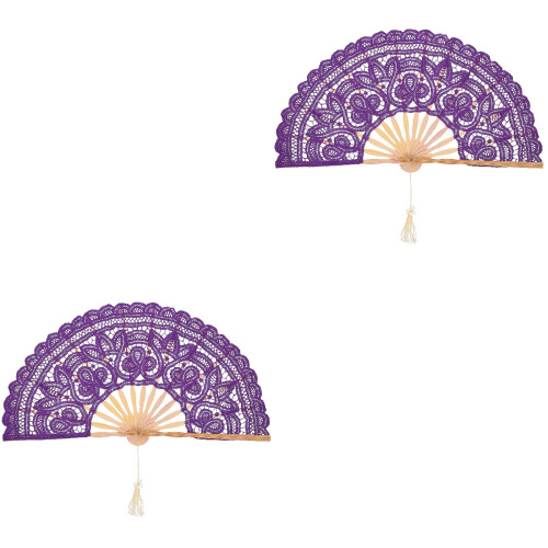 2Pièces En Et Bambou Violet, Décor Et 2