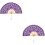 2Pièces En Et Bambou Violet, Décor Et 5