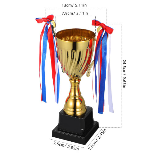5Pièces Trophées Métal Multi Usage Pour École 2
