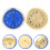 4Pièces Collante Compacte Et 9