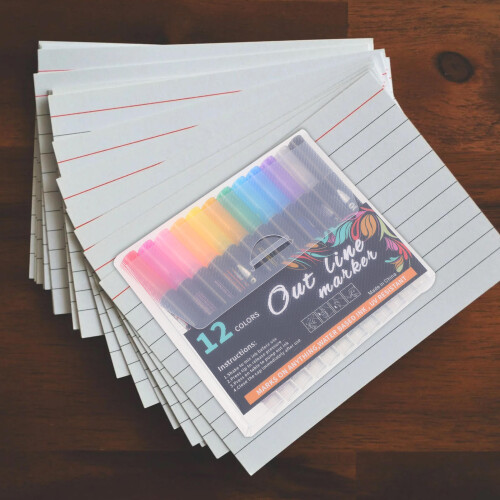 36Pièces Marqueurs Peinture Multi-Usage Assortis Stylos Professionnels 2