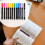 36Pièces Marqueurs Peinture Multi-Usage Assortis Stylos Professionnels 6