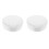 2Pièces Boîte De Rangement Pour Dentier Blanche Avec 3