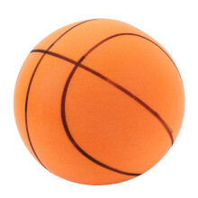 Silent PU Basketball, Highly Elastic, Inflatable-Free, Home Use, 7.9 inch