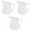 3Pièces Coupes Céramiques Blanches Longue Durée Pour Café 4