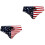 2Pièces Slip Bain Respirant Motif Usa 4