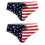 2Pièces Slip Bain Respirant Motif Usa 5