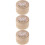 3Pièces Boîtes De Rangement Bébé Beige Bois Coffret Premier Dent 9