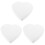 3Pièces Cake Dummies En Mousse Blancs Forme Coeur Pour Décoration DIY 4