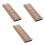 3Pièces Boîte De Rangement Hautbois ABS Portable Marron Clair 8