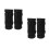 4Pièces Bandes Poids Noires Réglables Jogging Gym 3