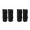 4Pièces Bandes Poids Noires Réglables Jogging Gym 4