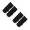 4Pièces Bandes Poids Noires Réglables Jogging Gym 5