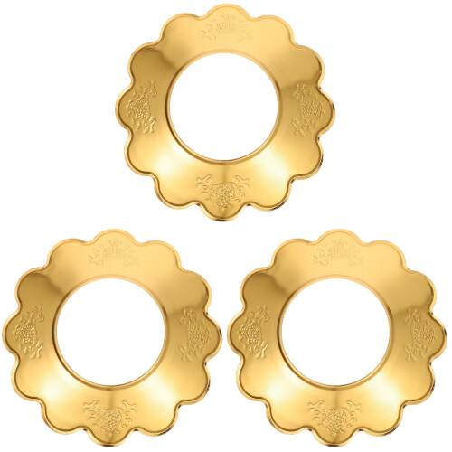 3Pièces Capuchon Brûleur Alliage Design Bouddhiste Pour Foyer 2