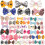 100Pièces Élastiques Pour Poils D'animaux Multicolores 7