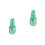 2Pièces Vernis À Ongles Vert Design Élégant 10