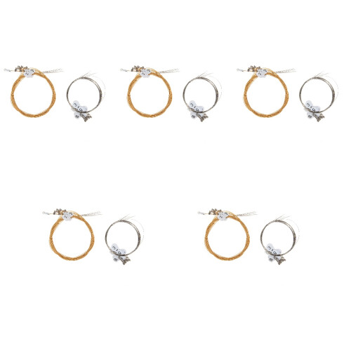 5Ensembles Cordes Pour Lyre Métal Durables Kit Complet Multi-Couleurs 2