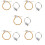 5Ensembles Cordes Pour Lyre Métal Durables Kit Complet Multi-Couleurs 7
