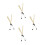 4Paires Balais De Batterie Bois Pour Percussion Accessoires 11