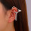 2Paires Boucles D'oreilles Argentées À Accessoires Chic 6