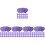 Lingettes Vernis Ongles Coton Violet Pratiques Portables 7