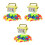 3Ensembles Educatives En Plastique Multicolores Jouet D’éveil 2