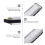7Pièces Harmonica Musical Métal 10 Trous 20 Notes Portable Argenté 6