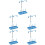 5Ensembles Supports À Fil Universels Ciel-Bleu Pour Machine À 6