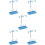 5Ensembles Supports À Fil Universels Ciel-Bleu Pour Machine À 8