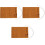 3Pièces Livre Décoratif Bambou Style Rétro Pour 3