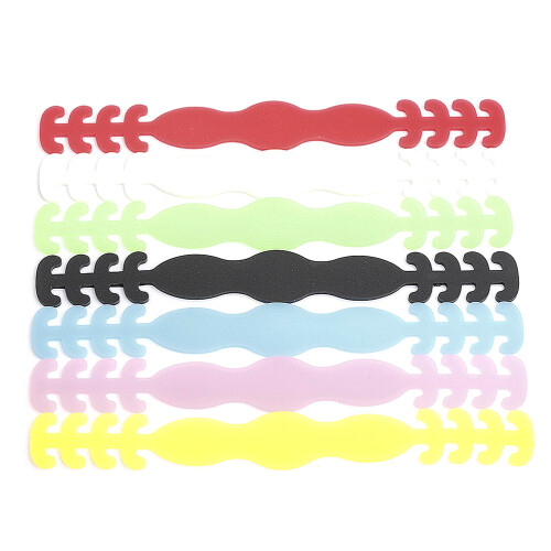45Pièces Accessoires Masque Silicone Avec Crochets Ajustables Colorés 1