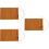 3Pièces Livre Décoratif Bambou Style Rétro Pour 7