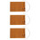 3Pièces Livre Décoratif Bambou Style Rétro Pour 8