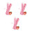 3Pièces Fraise Rose Hydratant Doux 8
