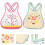 4Pièces Bavoir Protection Bébé Coton 7