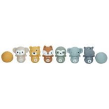 Brinquedos seguros e macios para bebês, blocos de construção leves de silicone com valor educativo, promovem o aprendizado precoce através do