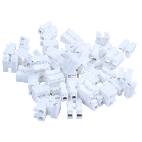 1000PCS CH2 Spring Quick Wire Connector Cable Clamp Terminal Block Connector for LED Strip Light 2