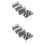 2Ensembles Support Taco W En Acier Inoxydable Cuisine Argenté 4