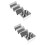 2Ensembles Support Taco W En Acier Inoxydable Cuisine Argenté 6