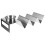 2Ensembles Support Taco W En Acier Inoxydable Cuisine Argenté 10