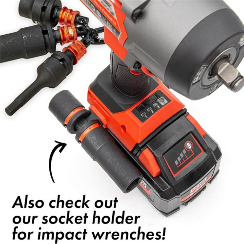 Socket Holder Keychain 3pc - 3/8in Socket Organizer with Quick Release and Clip - Impact Wrench and Toolbox Accessories 1