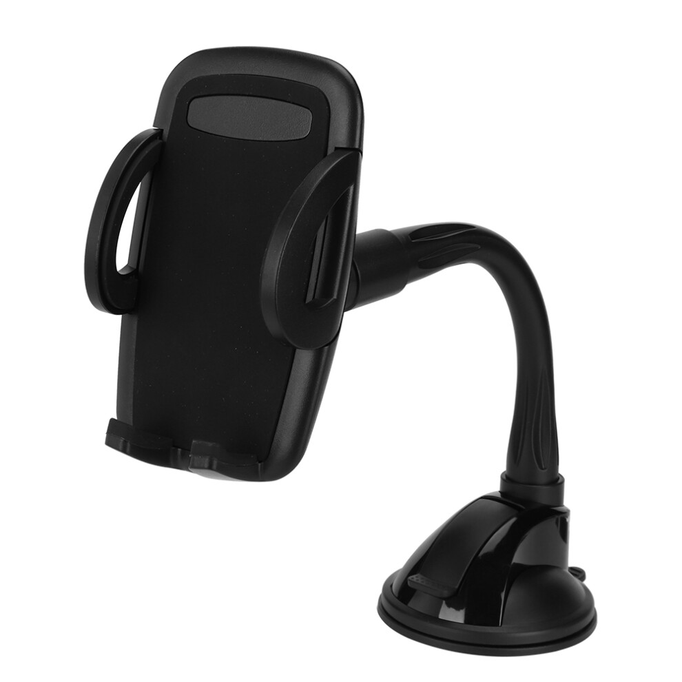 Sturdy Phone Mount Universal Car Phone Holder With360degrees Rotation Windshield Mount Long Arm Design Adjustable Angle Suction Base Swivelling 9357860244527