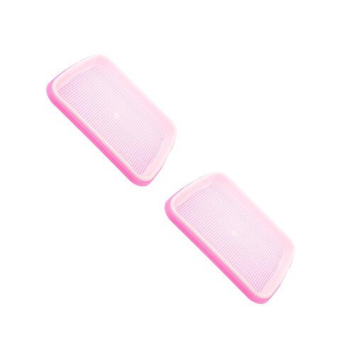 2Pièces Plateau De Germination Rose PP Sol Pour Multiples 2