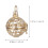 15Pièces Pendentifs Diffuseurs D'huile Aromathérapie Dorés 7