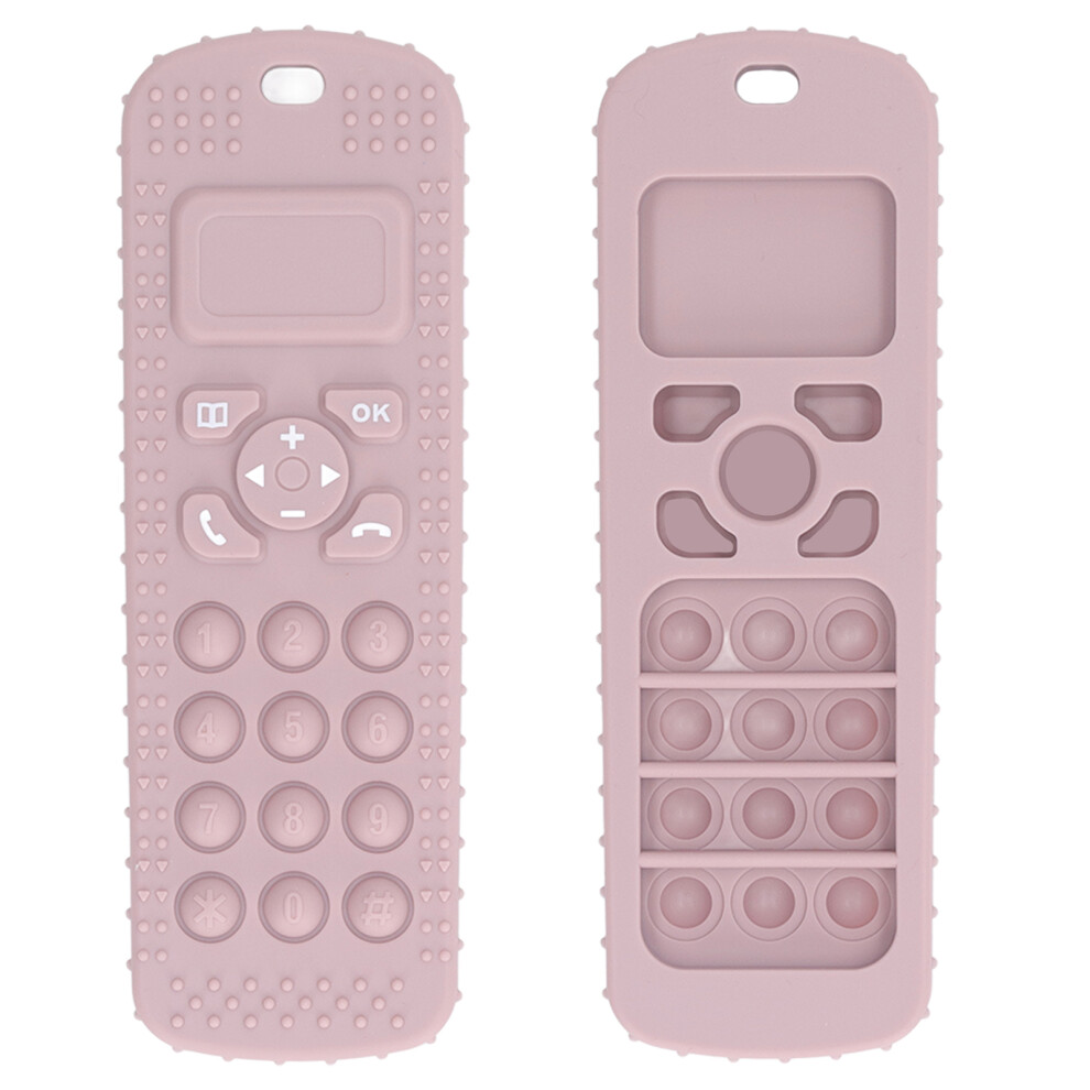 Dishwasher Safe Remote Control Shape Teethers Silicone Baby Teething Toys Freezable Easy To Clean Relieve Teething Discomfort Safe For Infants (Soft
