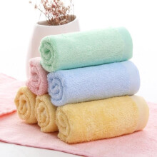 Set van 3 babybadhanddoeken, badhanddoeken voor peuters, bamboevezel, 25 * 50 cm, willekeurige kleuren, STOEX
