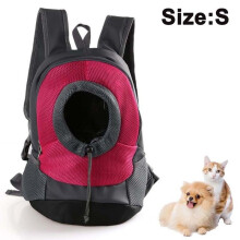Comfortable Carrier Backpack, Puppy Front Bag with Breathable Design and Padded Shoulder for Hiking, Traveling